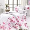 Lenjerie de pat dublu bumbac 100% satin de lux, Hobby Home, Lucia - Fuchsia