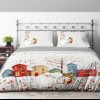 Lenjerie de pat dublu Craciun 3D, bumbac 100% ranforce, Sweet Home