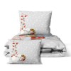 Lenjerie de pat dublu Craciun 3D, bumbac 100% ranforce, Sweet Home