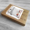 Lenjerie de pat dublu Craciun 3D, bumbac 100% ranforce, Sweet Home