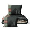 Lenjerie de pat dublu Craciun 3D, bumbac 100% ranforce,Checo