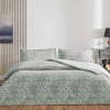 Lenjerie de pat dublu bumbac 100% ranforce TAC Shimmer gri 2 fete