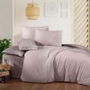 Lenjerie de pat Britta V2 Clasy Home cu bordură dantelă, bumbac ranforce 100%, 144 TC