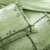 lenjerie de pat TAC Reborn Nerel Verde cu elastic