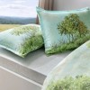 lenjerie de pat TAC Reborn Seran Verde cu elastic