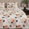 Lenjerie de pat dublu cu elastic Ethno Mirage Cotton Pro Pucioasa bumbac ranforce premium model abstract etno