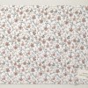 Lenjerie de pat dubla bumbac 100% satinat floricele roz piersiciu, 4 piese, fabricata in Romania