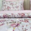 Lenjerie de pat dublu Rose Harmony Cotton Pro Pucioasa bumbac ranforce premium model cu trandafiri roz