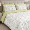 Lenjerie de pat dublu Safe Sage Cotton Pro Pucioasa bumbac ranforce premium model cu frunze