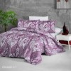 Lenjerie de pat dublu satin de lux, Giralda Purple