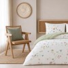 Lenjerie pat dublu bumbac ranforce, TAC Lorinda, model floral cu crini si garoafe