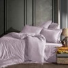 Lenjerie pat jacquard satin de lux Austin Lila Saheser Home cu model discret