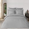 Lenjerie de pat jacquard satin de lux, Saheser, Diamond Grey