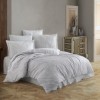 Lenjerie de pat cu modele elegante gri, Romance Grey, set de 4 piese