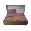 Lenjerie de pat poplin prespălat, Majoli Bahar, Natural Charm Mov
