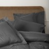 Lenjerii de pat Lyocell si Bumbac 220TC, Craft antracit, model armur