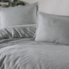 Lenjerie de pat premium jacquard cu broderie gri Clasy Home Marlet V5