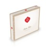 Lenjerie de pat Cotton Box Jadira Beige, bumbac 100% satinat, imprimeuri aurii, set 6 piese, culori bej și gri.