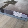 Lenjerie de pat premium din satin antracit cu dungi elegante