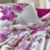 Lenjerie de pat premium satin de lux 6 piese, Rossy - Damson