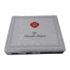 Lenjerie de pat de lux din satin Cotton Box For You White în nuanțe alb, design broderie și dantelă