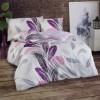 Lenjerie de pat satin de lux, 6 piese, Class Home Collection, Plume Lilac