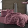 Lenjerie de pat satin de lux cu 2 cearceafuri pilota, 7 piese, Class Home Collection, Murdum