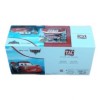 Lenjerie de pat Disney Tac Cars Lightning, imprimeu roșu galben negru cu Lightning McQueen, 3 piese, bumbac.