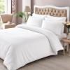 Lenjerie de pat bumbac 100% satinat TAC Stripe, alb, design cu dungi discrete, 6 piese