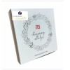 Lenjerie de pat TAC Premium Satin de Lux Stripe gri antracit, dungi 0.5 cm, bumbac 100% satinat, pat dublu, 6 piese