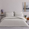 lenjerie pat bumbac satinat TAC Stripe gri deschis dungi fine eleganta hoteliera