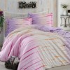 Lenjerie pat 1 persoana poplin percale, Hobby Home, Kirik Lila