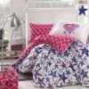 Lenjerie pat 1 persoana bumbac 100% poplin, Hobby Home, Carmen Fucsia