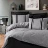 Lenjerie pat 1 persoana bumbac 100% ranforce, Cotton Box, Bitter Grey