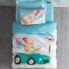 Lenjerie pat 1 persoana bumbac 100% ranforce, Cotton Box, Buddy
