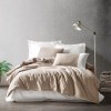 Lenjerie pat 1 persoana bumbac 100% ranforce, Cotton Box, Plain Bej/Crem