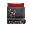 Lenjerie pat 1 persoana bumbac 100% ranforce, Cotton Box, Sierra Claret Red