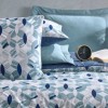 Lenjerie pat 1 persoana bumbac 100% ranforce,Cotton Box, Tory Blue