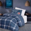 Lenjerie pat 1 persoana bumbac ranforce Given Grey Cotton Box