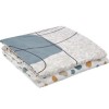 Lenjerie pat 1 persoana TAC bumbac 100% ranforce, cearceaf elastic saltea 120x200 cm, Edna