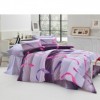 Lenjerie pat 3 piese, bumbac 100% ranforce,1 persoana,  Bahar Home, Ribbon Lilac