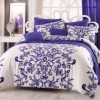 Lenjerie pat 3 piese, bumbac 100% ranforce,1 persoana,  Bahar Home, Royal Blue