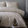Lenjerie de pat First Choice Richman Bej 6 piese bumbac ranforce imprimeu ornamental paisley bej crem