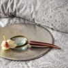 Lenjerie de pat First Choice Richman Gri 6 piese bumbac ranforce cu imprimeu ornamental paisley gri