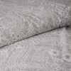 Lenjerie de pat First Choice Richman Gri 6 piese bumbac ranforce cu imprimeu ornamental paisley gri