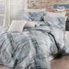 Lenjerie pat bumbac 100% ranforce,1 persoana, Bahar Home, Trinity