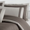 Lenjerie pat de lux Alara Maro Iron La Romano, bumbac satinat 300TC, cu broderie si contrast crem
