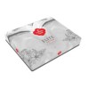 Lenjerie pat de lux cu broderie din satin, CottonBox, Elite Ecru