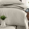 Lenjerie de pat premium satin La Romano First Choice Bej cu bordura fina eleganta