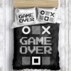 Lenjerie pat dublu bumbac 100% ranforce, Club Cotton, Game Over